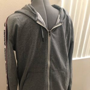 🇺🇸 Jack & Jones Gray ZIP-Up Hoodie, Size L